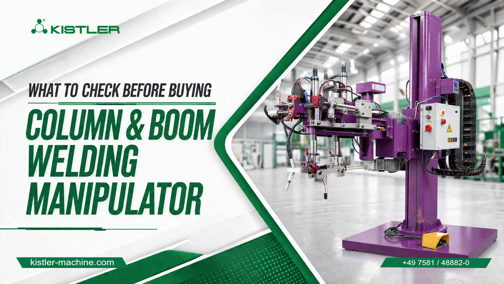 What to Check Before Buying Column & Boom Welding Manipulator